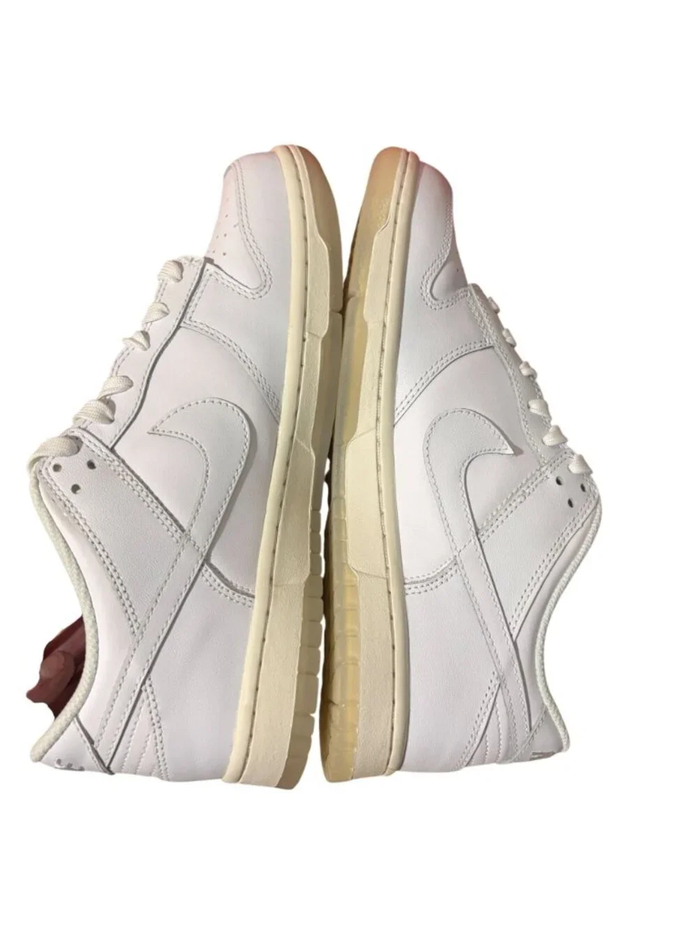 Nike Court Legacy Lift White Red Platform Sneakers Size 7 Low Top Classic